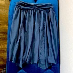 Dark blue xhilaration skirt (S). Top layer sheer, bottom layer opaque. Stretchy.